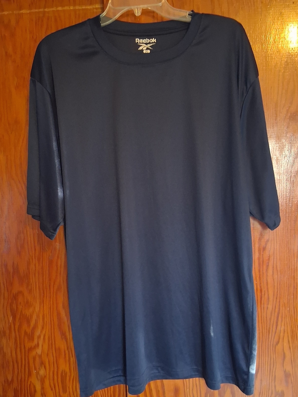 Reebok Men’s Short Sleeve Athletic Tee — Navy Blue